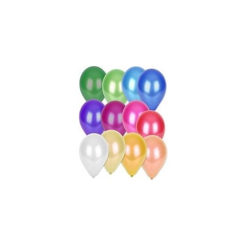 Palloncini diametro 5"- 13 cm colori metallizzati - 100 pz