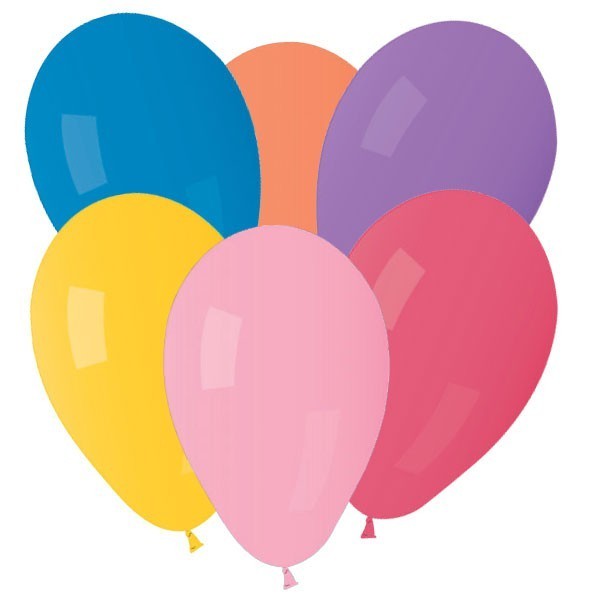 Palloncini A80 - Colori Pastello assortiti