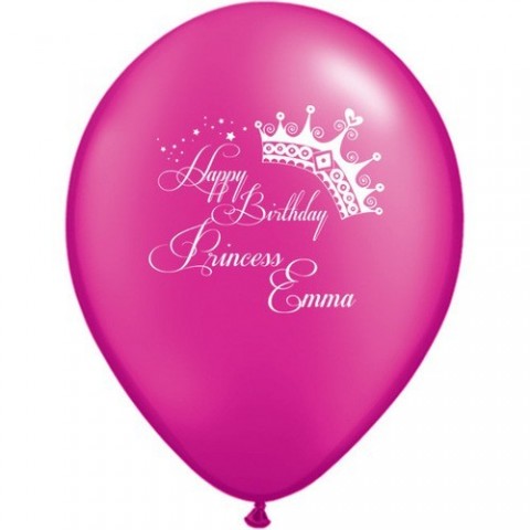 100 palloncini classici (diam. 30 cm) personalizzati 1 lato - 1 colore