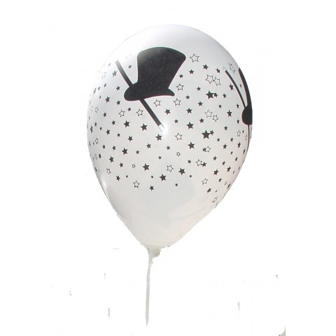 Palloncini Stelle, cilindro e bacchetta magica