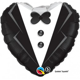Palloncino per matrimonio a forma di cuore vestito abito Sposo