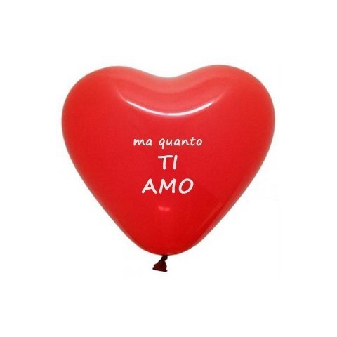 100 Cuori Pubblicitari diametro 25 cm