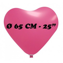 palloncino cuore gigante diametro 65 cm