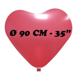 palloncino cuore gigante diametro 90 cm