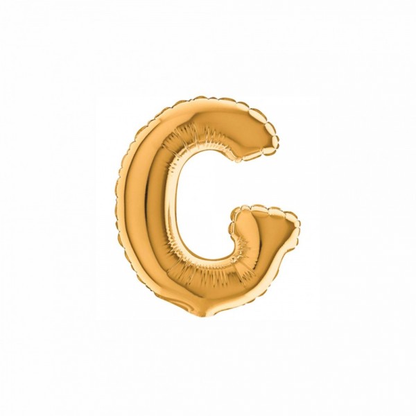 Palloncini a forma di lettera G in mylar per scritte varie