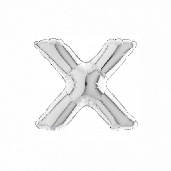 LETTERA "X" mini in mylar - altezza...