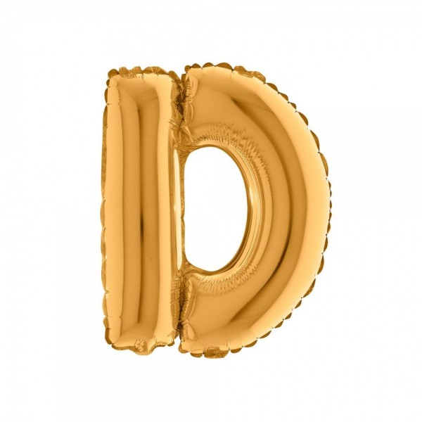 LETTERA "D" media in mylar - altezza...