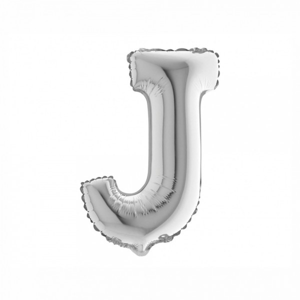 LETTERA "J" media in mylar - altezza...