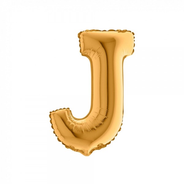 LETTERA "J" media in mylar - altezza...