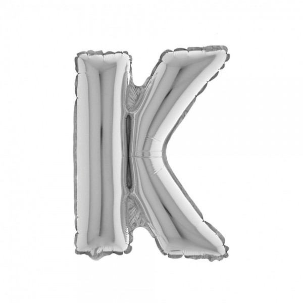 LETTERA "K" media in mylar - altezza...