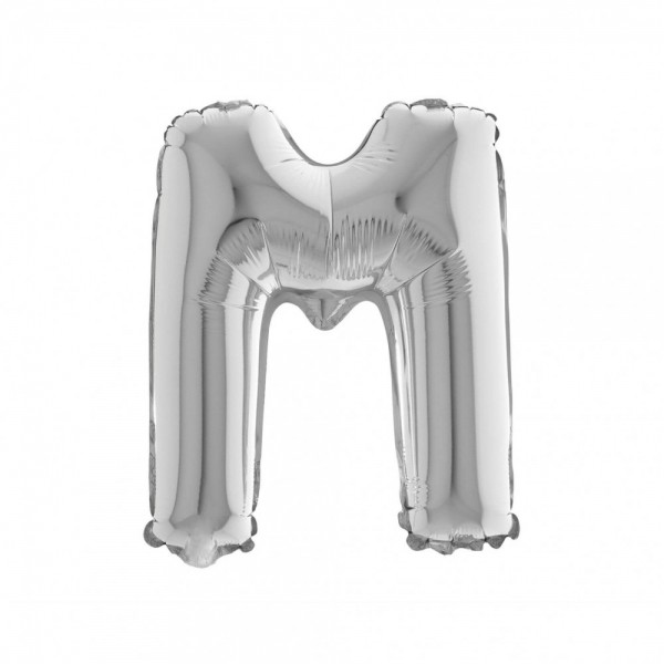 LETTERA "M" media in mylar - altezza...