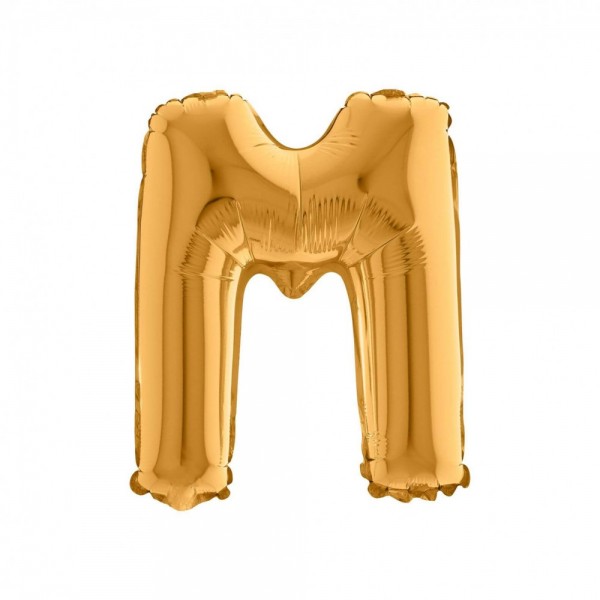 LETTERA "M" media in mylar - altezza...