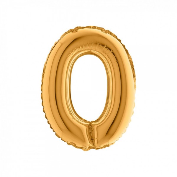 LETTERA "O" media in mylar - altezza...