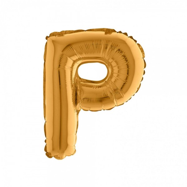 LETTERA "P" media in mylar - altezza...
