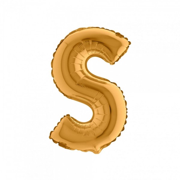 LETTERA "S" media in mylar - altezza...
