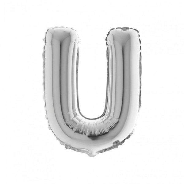 LETTERA "U" media in mylar - altezza...