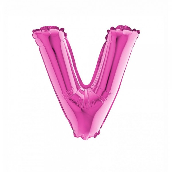 LETTERA "V" media in mylar - altezza...