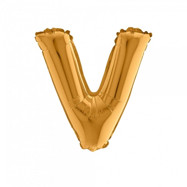 LETTERA "V" media in mylar - altezza...