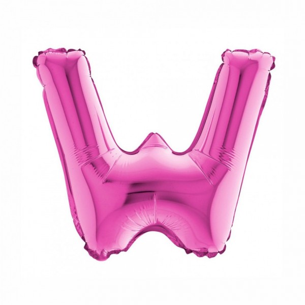 LETTERA "W" media in mylar - altezza...