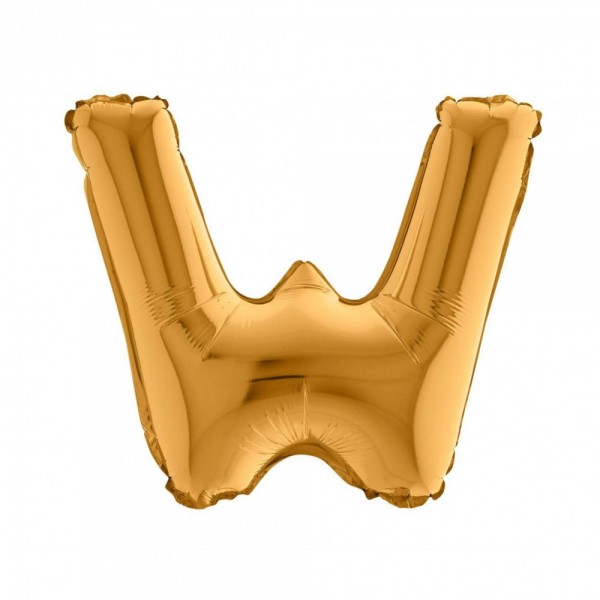 LETTERA "W" media in mylar - altezza...