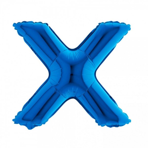 LETTERA "X" media in mylar - altezza...