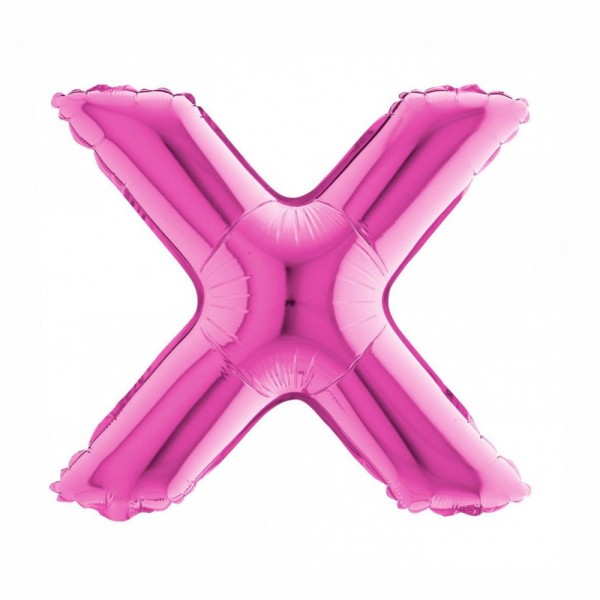 LETTERA "X" media in mylar - altezza...