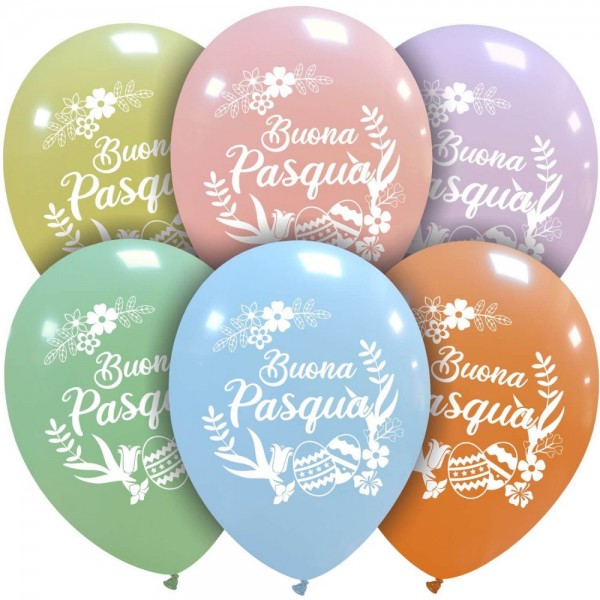 PALLONCINI COLORATI BUONA PASQUA - 30...