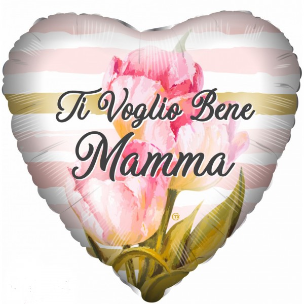 Palloncino mylar a forma di cuore TI...