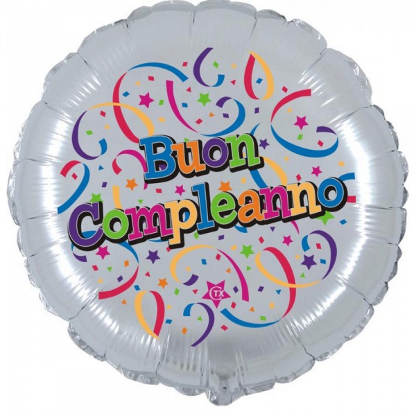 Palloncino in mylar BUON COMPLEANNO 18"