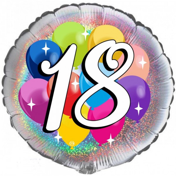 Palloncino in mylar 18 esimo COMPLEANNO