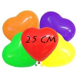 palloncini a forma di cuore 25 cm