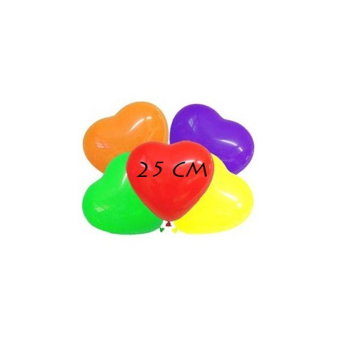 palloncini a forma di cuore 25 cm