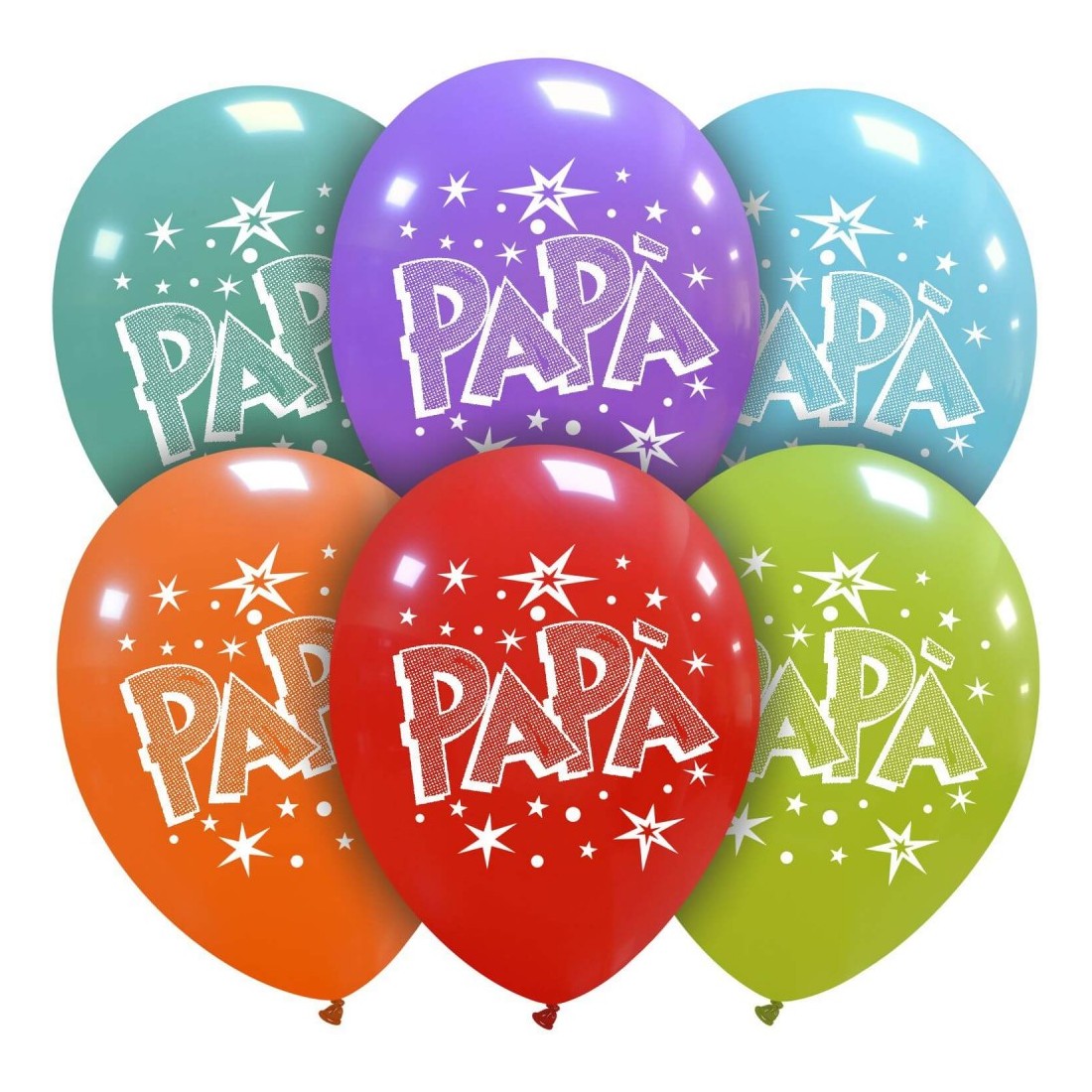 100 palloncini in lattice PAPA' - 30 CM - 12