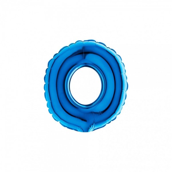 NUMERO "0" mini in mylar - altezza 18...