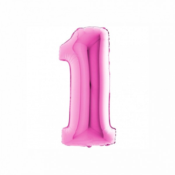 NUMERO "1" medio in mylar - altezza...