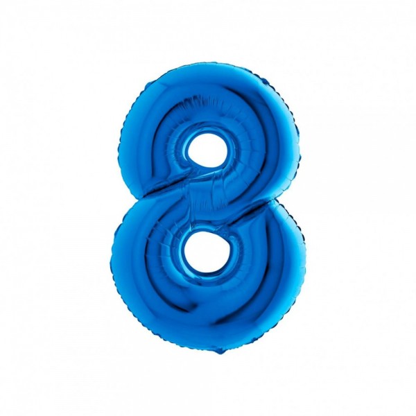 NUMERO "8" medio in mylar - altezza...