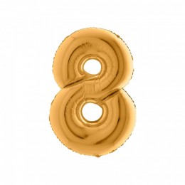 NUMERO "8" medio in mylar -...