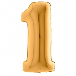 NUMERO "1" maxi in mylar...