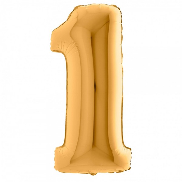 NUMERO "1" maxi in mylar altezza 1...