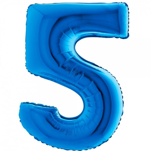 NUMERO "5" maxi in mylar altezza 1...