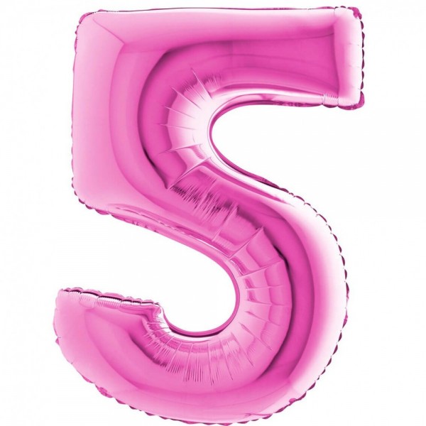 NUMERO "5" maxi in mylar altezza 1...