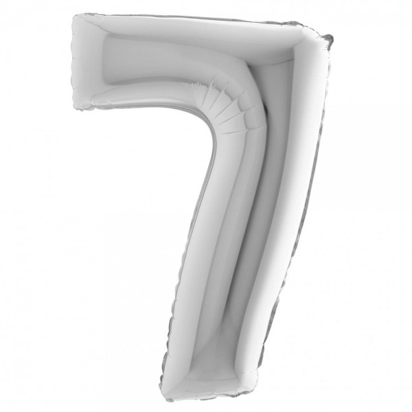NUMERO "7" maxi in mylar altezza 1...