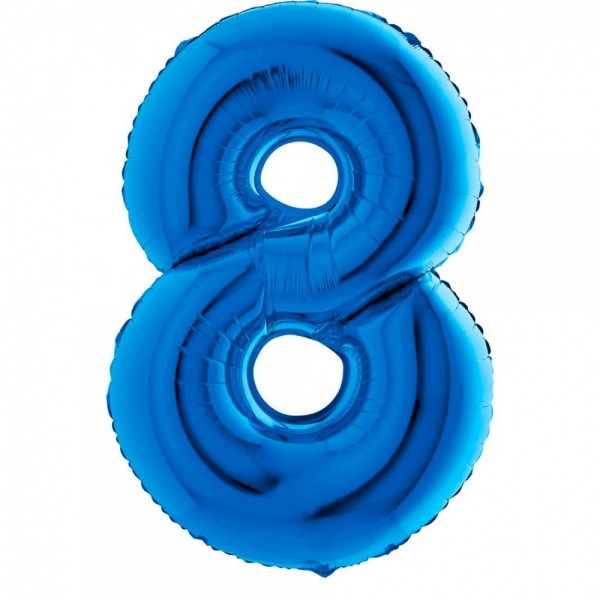 NUMERO "8" maxi in mylar altezza 1...