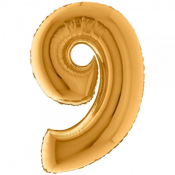 NUMERO "9"maxi in mylar altezza 1...