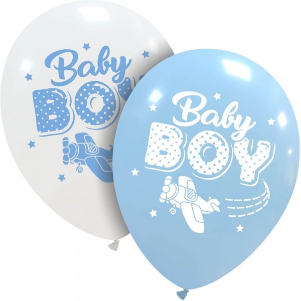 Palloncini Baby Boy Con Aeroplano -...