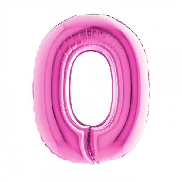 NUMERO "0" grande in mylar altezza 66...