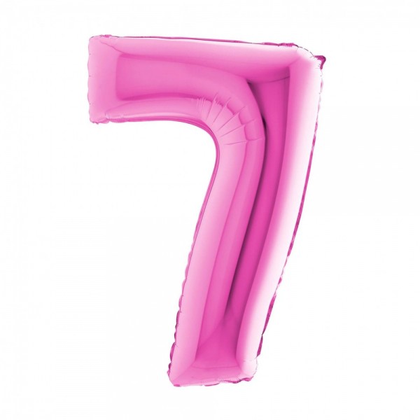 NUMERO "7" grande in mylar altezza 66...