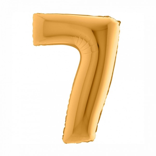 NUMERO "7" grande in mylar altezza 66...