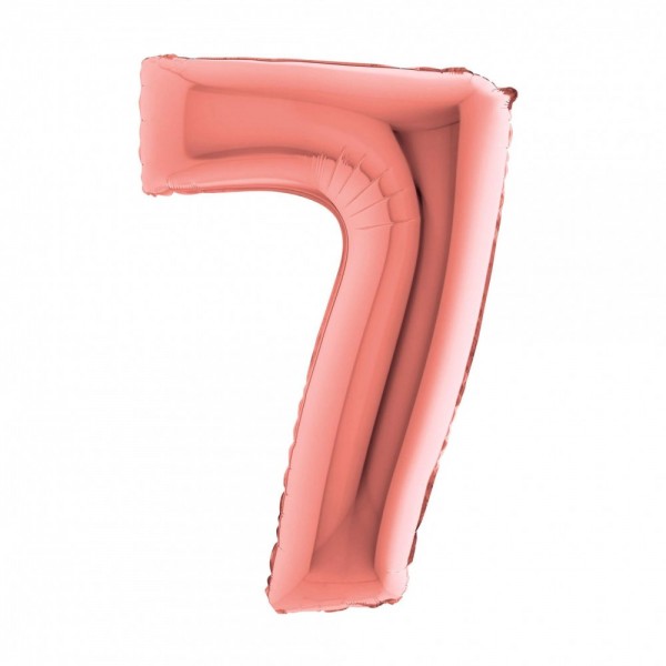 NUMERO "7" grande in mylar altezza 66...