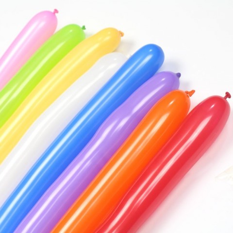 Palloncini modellabili da sagomare per sculture "260" diametro 5 cm - 2 inch colori assortiti 